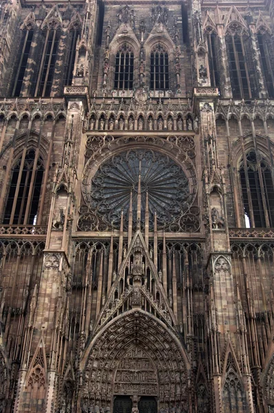 Fransa, alsace bir Strazburg Katedrali'ne — Stok fotoğraf