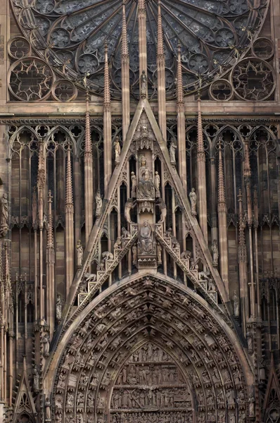 France, cathedral of Strasbourg in Alsace — Stock Photo, Image