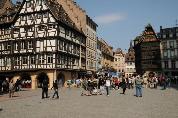 stock image La Place de la Cathedrale in Strasbourg