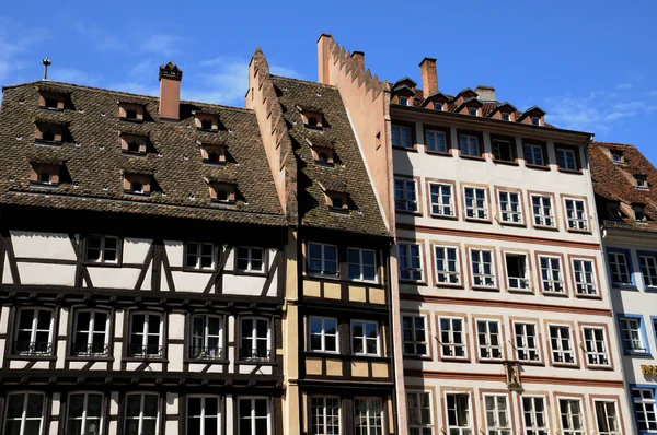 Costruzione di La Place de la Cathascar a Strasburgo — Foto Stock