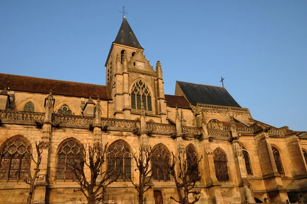 Frankrike, kyrkan saint martin i triel — Stockfoto