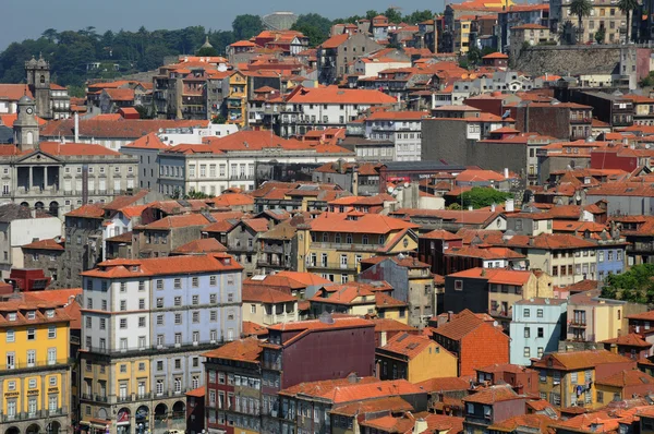 Portugal, the old historical houses in Porto — Stock Photo, Image