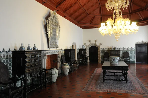 Portugalsko, historický národní palác sintra — Stock fotografie
