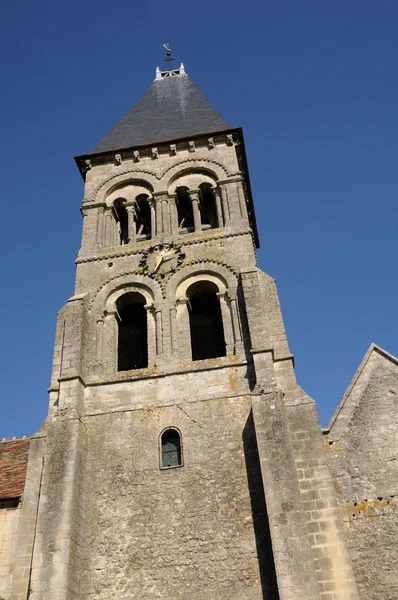 Francia, la chiesa gotica di Morienval in Piccardia — Foto Stock