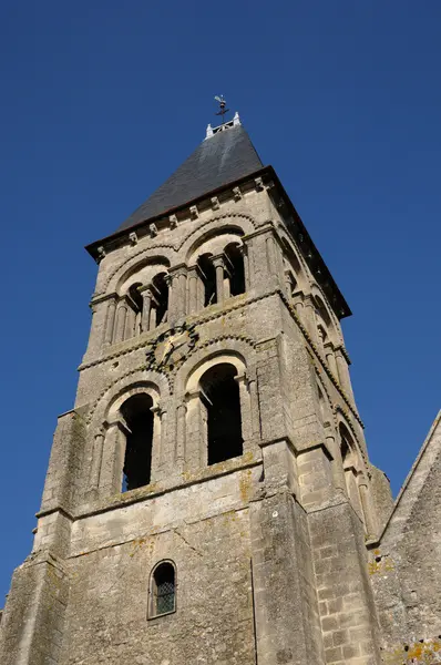 프랑스, 피카르디에 Morienval의 고딕 교회 — 스톡 사진