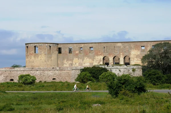 Svezia, la rovina del castello rinascimentale di Borgholm — Foto Stock