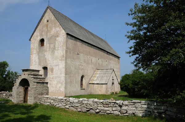 Swenden, den lilla gamla kyrkan av kalla — Stockfoto