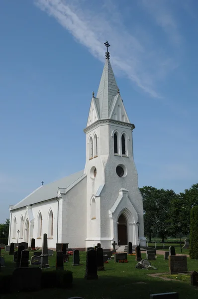 Swenden, la pequeña iglesia vieja de Kalla — Foto de Stock