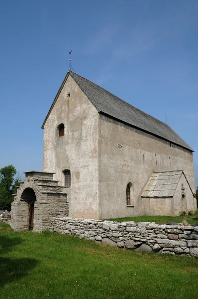 Zweden, het oude kerkje van kalla — Stockfoto