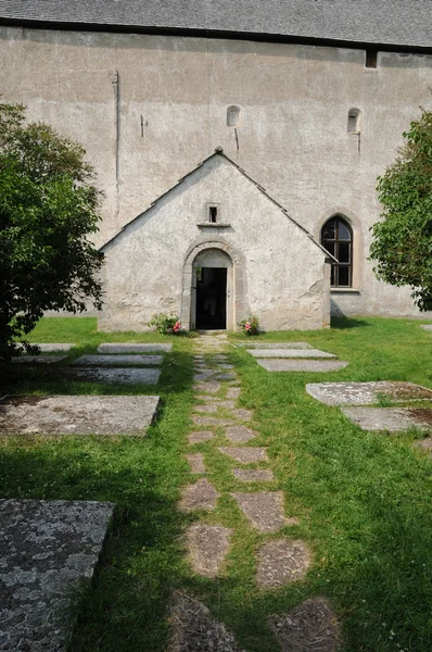 Schweden, die kleine alte Kirche von kalla — Stockfoto