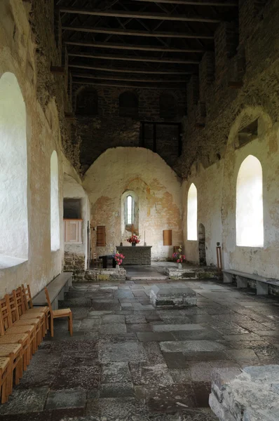 stock image Sweden, the little old church of Kalla