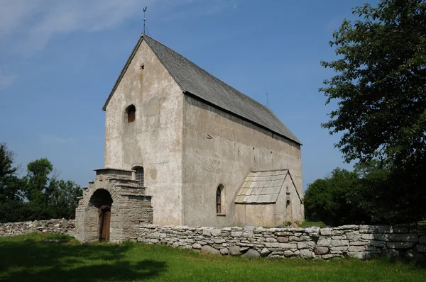 Suecia, la pequeña iglesia vieja de Kalla — Foto de Stock