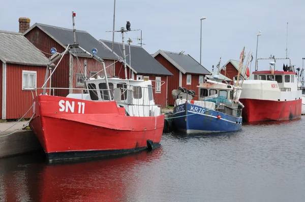 Sweden, thefishing port of Grasgardshamn in summer — Stock Photo, Image