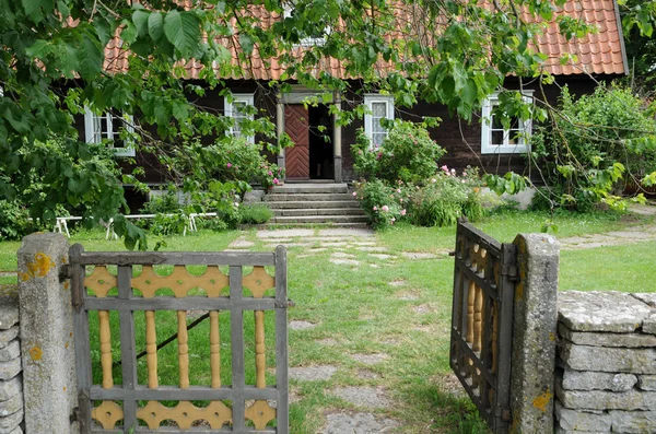 Suécia, museu tradicional da aldeia agrícola de Himmelsberga — Fotografia de Stock