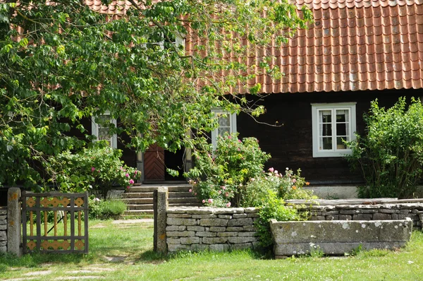Szwecja, Muzeum tradycyjnej wioski rolnicze himmelsberga — Zdjęcie stockowe
