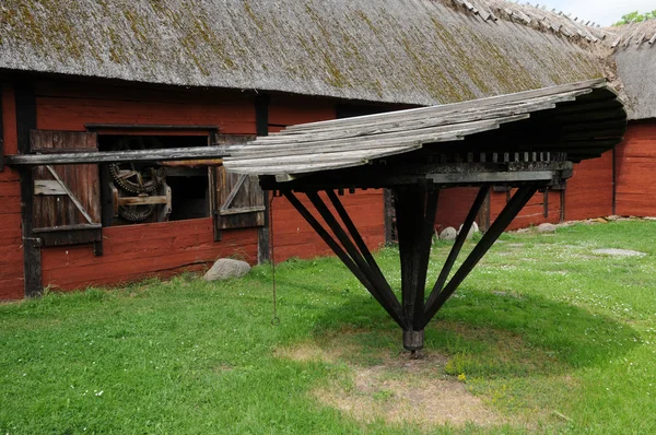 Švédsko, muzeum tradiční zemědělské vesnice himmelsberga — Stock fotografie