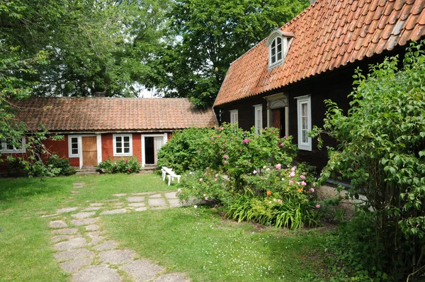Σουηδία, παραδοσιακό γεωργικό χωριό Μουσείο του himmelsberga — Φωτογραφία Αρχείου