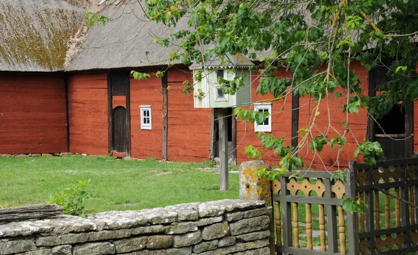 stock image Sweden, traditional agricultural village museum of Himmelsberga