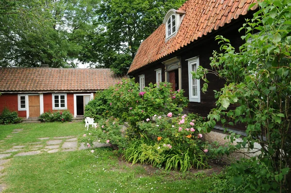 stock image Sweden, traditional agricultural village museum of Himmelsberga