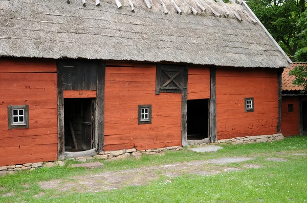 スウェーデン、himmelsberga の伝統的な村の農業博物館 — ストック写真