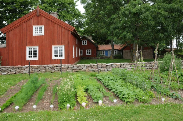 Sweden, traditional agricultural village museum of Himmelsberga — Stock Photo, Image