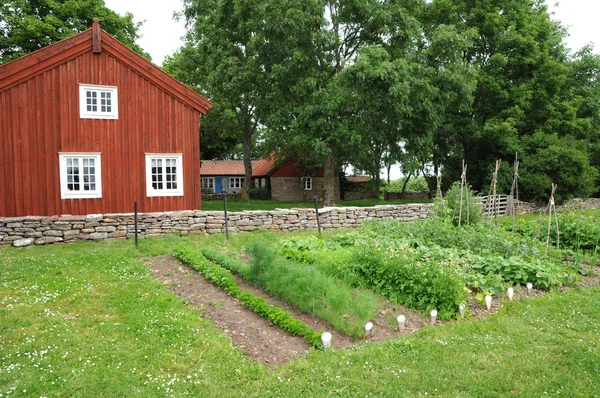 stock image Sweden, traditional agricultural village museum of Himmelsberga