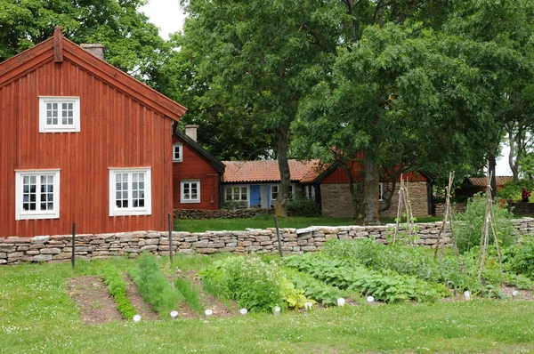 Швеция, традиционный деревенский музей Сберги — стоковое фото