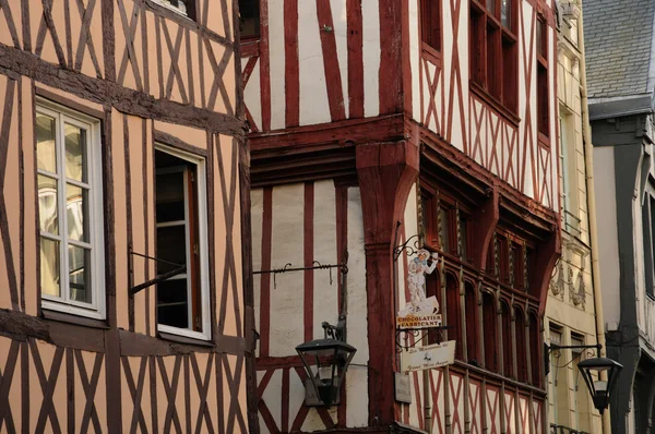 Normandy, picturesque old historical house in Rouen — Stock Photo, Image