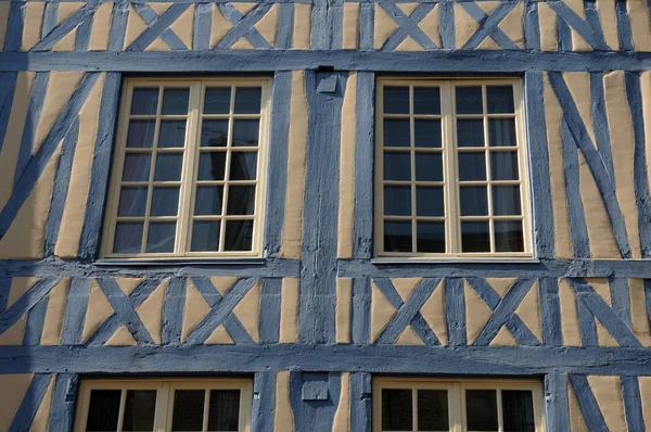 Normandië, pittoreske oude historische huis in rouen — Stockfoto