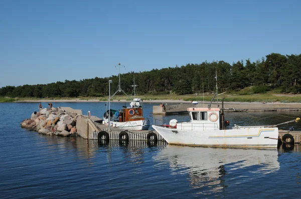 스웨덴, 여름에 Djupvik의 마리나 — 스톡 사진