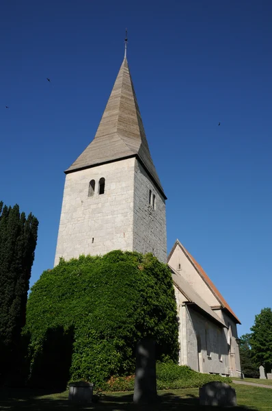 Swenden, la pequeña iglesia vieja de Frojel —  Fotos de Stock
