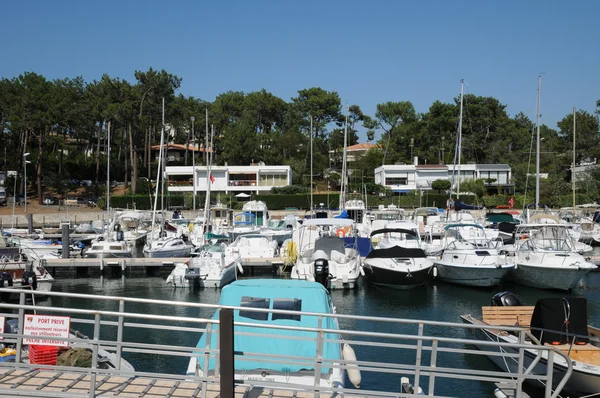 Gironde, voiliers dans le port de Lege Cap Ferret — Photo