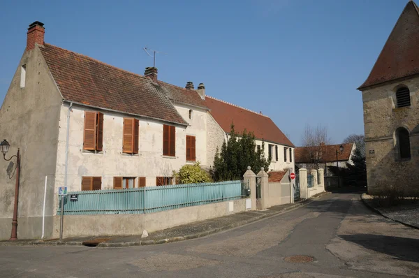 Ile de France, the old village of Ecquevilly — Stock Photo, Image