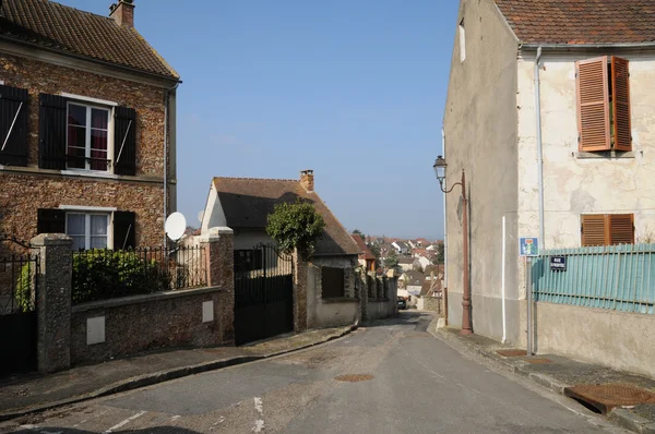 Ile de france, staré vesnici ecquevilly — Stock fotografie