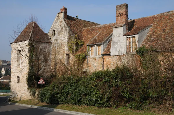 일 드 프랑스, Ecquevilly의 오래 된 마을 — 스톡 사진