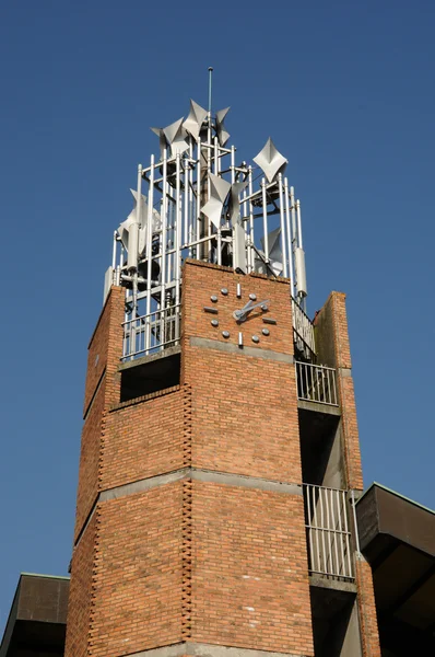 イル ・ ド ・ フランス、ジュイ ル moutier の鐘楼 — ストック写真