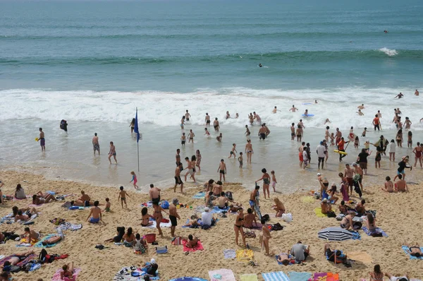 Francie, pláží lacanau ocean v gironde — Stock fotografie