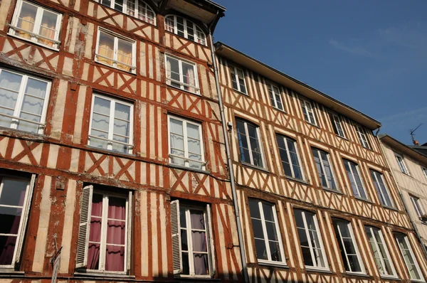 Normandia, pitoresca casa histórica velha em Rouen — Fotografia de Stock