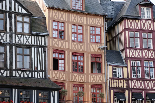 Normandië, pittoreske oude historische huis in rouen — Stockfoto