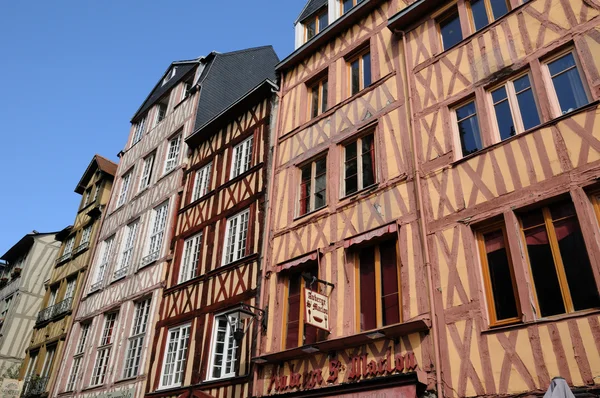 Normandia, pittoresca vecchia casa storica a Rouen — Foto Stock