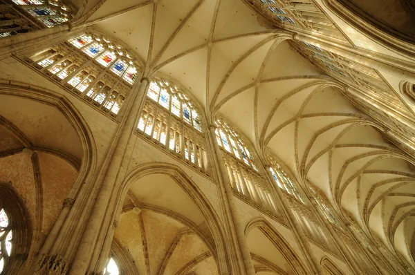 Opactwo Kościół saint-ouen Rouen w Normandii — Zdjęcie stockowe
