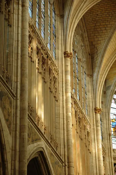 Apátsági templom Saint-Ouen-Rouen-ben Normandia — Stock Fotó
