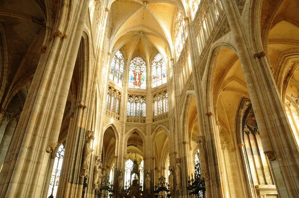 Abbey church Saint-Ouen of Rouen in Normandy — Stock Photo, Image