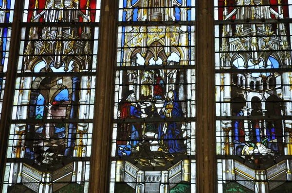 Abbey igreja Saint-Ouen de Rouen na Normandia — Fotografia de Stock