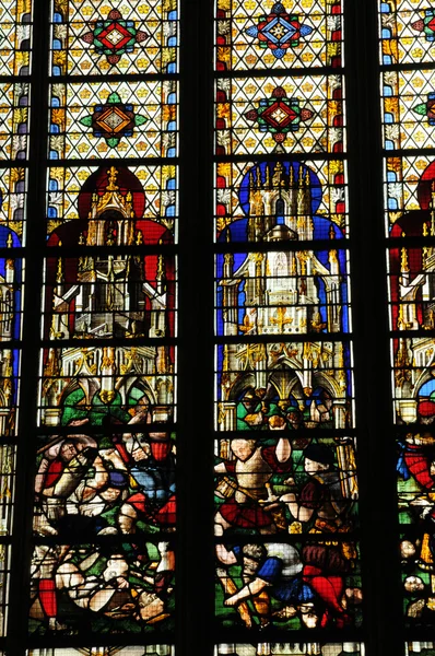 Iglesia de la Abadía de Saint-Ouen de Rouen en Normandía — Foto de Stock