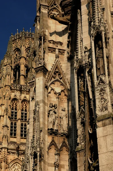 Francja, Katedra dzwonnica z rouen w Normandii — Zdjęcie stockowe