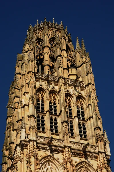 France, cathedral tower bell of Rouen in Normandy — Stock Photo, Image