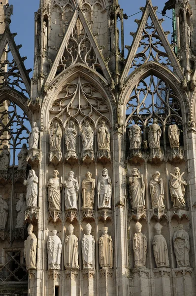 France,the cathedral of Rouen in Normandy — Stock Photo, Image