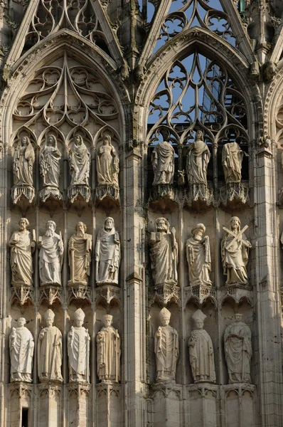 Francja, Katedra w rouen w Normandii — Zdjęcie stockowe