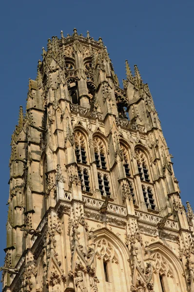 Франція, собору Башта дзвоника Руана в Нормандії — стокове фото
